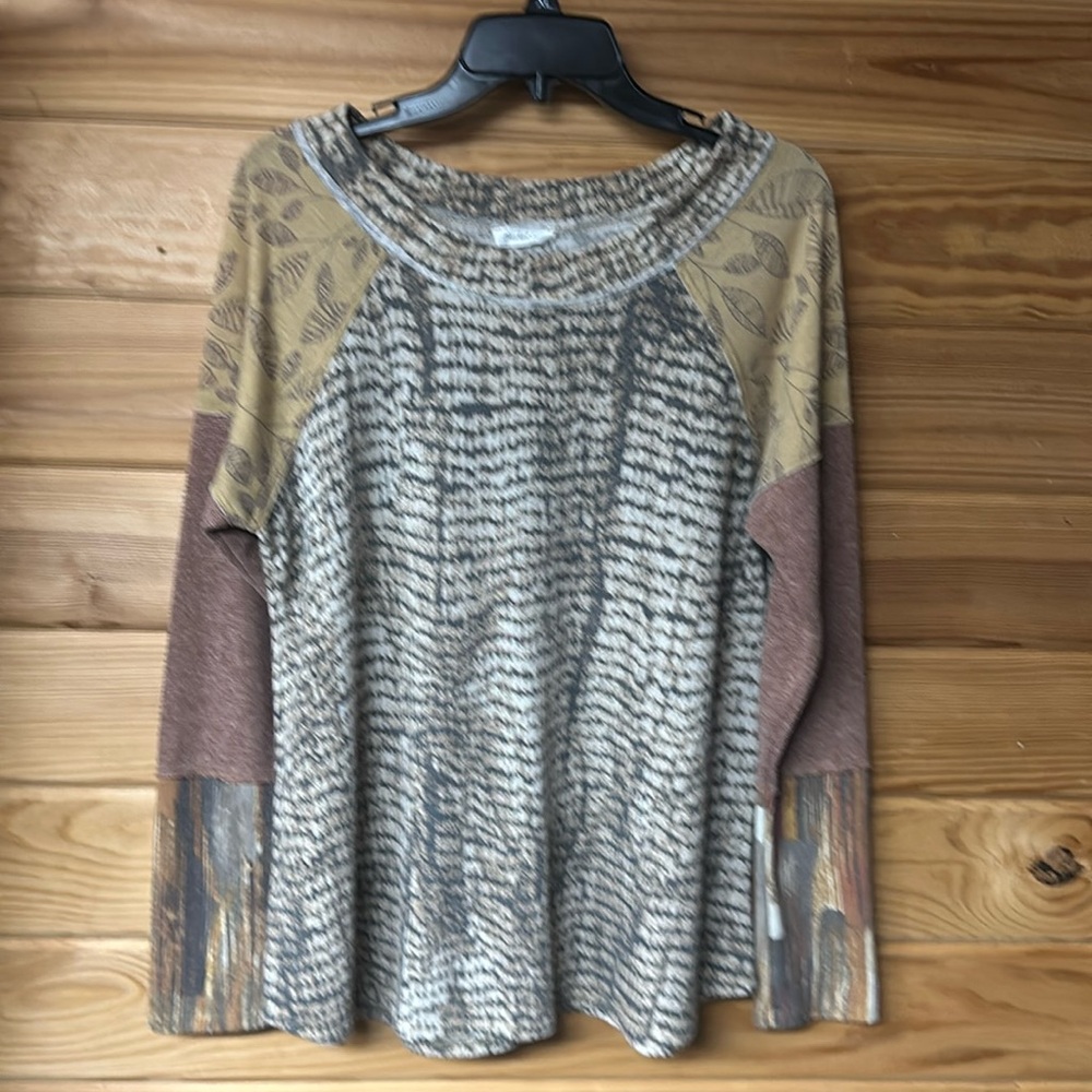 Bucket List Long Sleeve Shirt Multi Colored Size M
